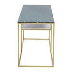 Nirav Assorted Marble And Gold Frame Console Table