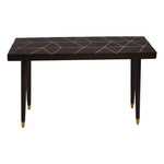 Naro Mango Wood And Gold Finishing Console Table