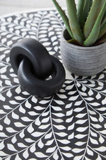 Fusion Bone Inlay Round Coffee Table