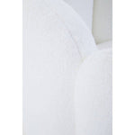 Biarritz Off White Boucle Scalloped Swivel Chair