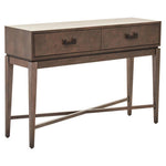 Dimaro Antique Grey Two Drawer Console Table