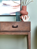 Dimaro Antique Grey Two Drawer Console Table