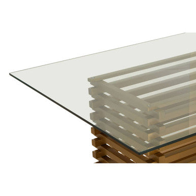 Vogue Matte Gold Dining Table