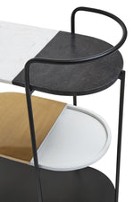 Corra 3 Tier Marble Trolley