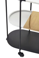 Corra 3 Tier Marble Trolley