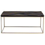 Aris Black And Gold Coffee Table
