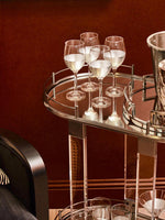 Oria Drinks Trolley in Metallic Frame