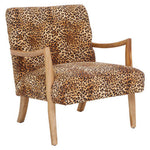 Cefena Leopard Print Chair