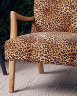 Cefena Leopard Print Chair