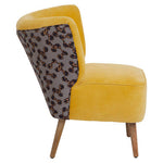 Cefena Yellow Print Chair