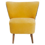 Cefena Yellow Print Chair