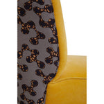 Cefena Yellow Print Chair