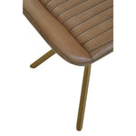 Buffalo Grey Leather Footstool