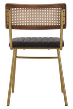 Buffalo Black Leather Dining Chair