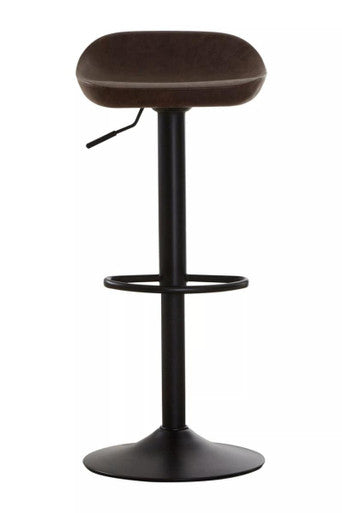 Dalston Set Of Two Mocha Bar Stools