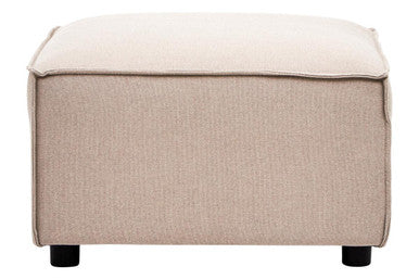 Toulouse Natural Fabric Modular Ottoman