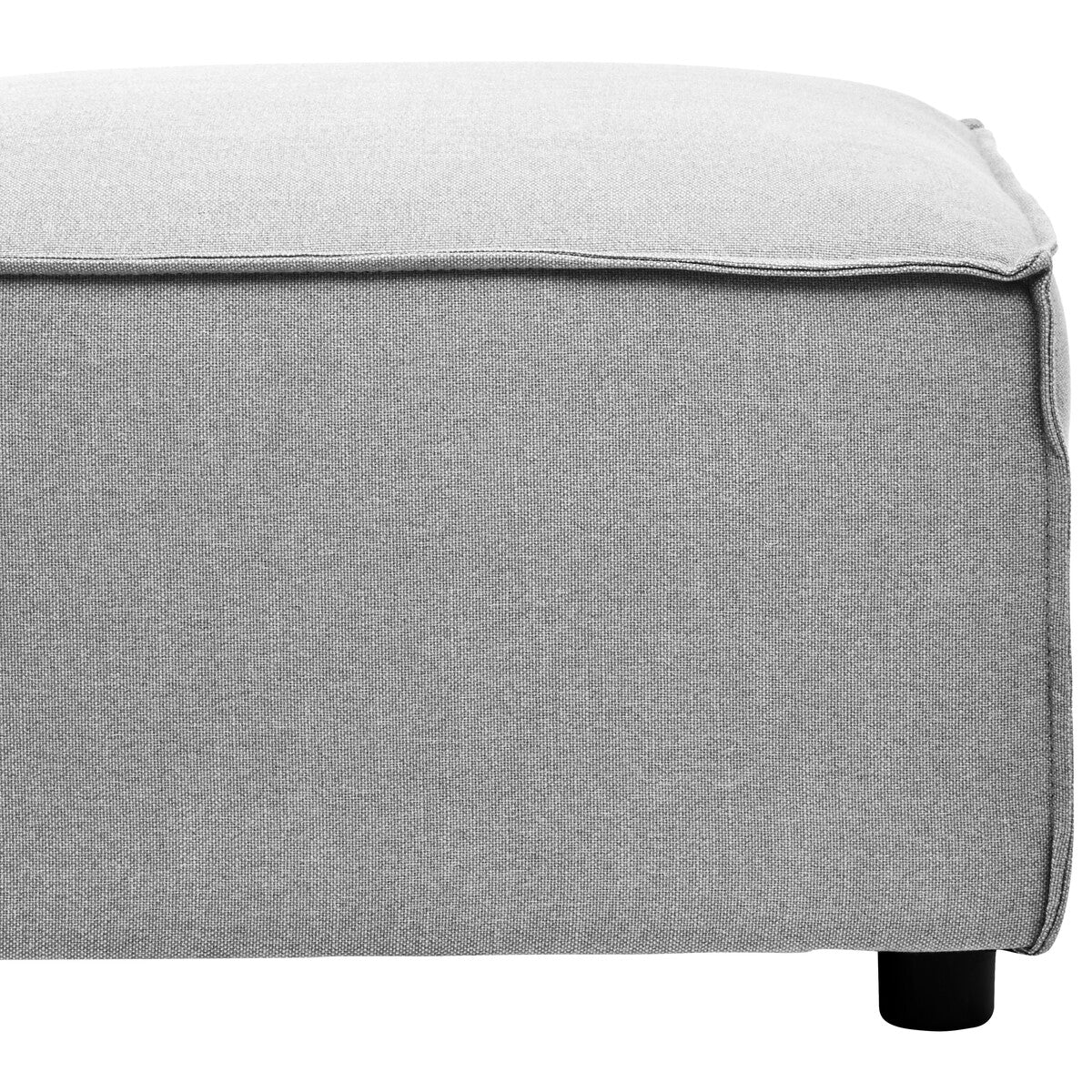 Toulouse Grey Fabric Modular Ottoman