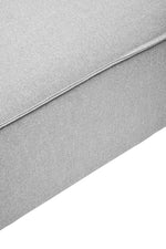 Toulouse Grey Fabric Modular Ottoman