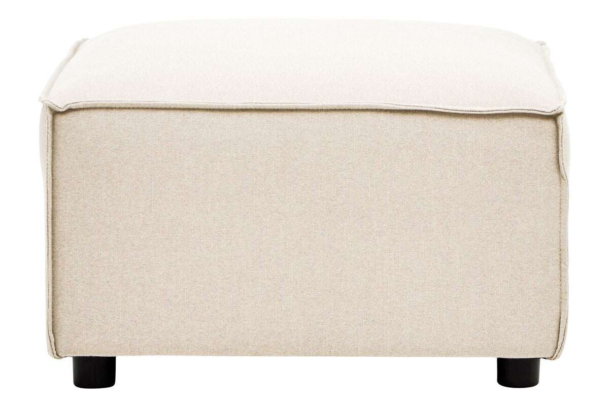 Toulouse Cream Fabric Modular Ottoman
