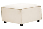 Toulouse Cream Fabric Modular Ottoman