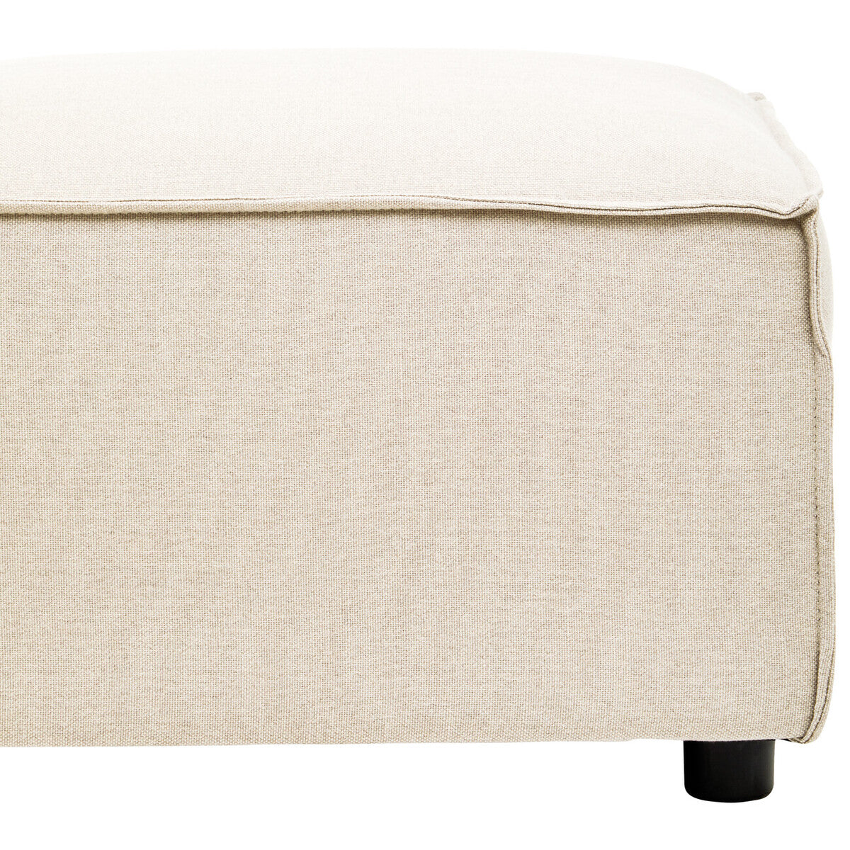 Toulouse Cream Fabric Modular Ottoman
