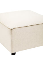 Toulouse Cream Fabric Modular Ottoman