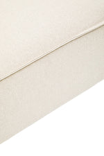 Toulouse Cream Fabric Modular Ottoman