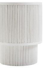 Walsa Whitewash Mango Wood Ridge Detail Side Table