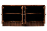 Siva Four Door Mango Wood Hammered Sideboard
