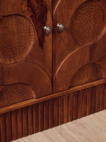 Siva Four Door Mango Wood Hammered Sideboard