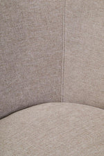 Daphne Taupe Chenille Curved Chair