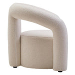Davina Ivory Boucle Statement Chair