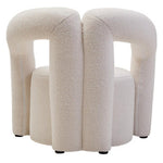 Davina Ivory Boucle Statement Chair