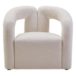 Davina Ivory Boucle Statement Chair