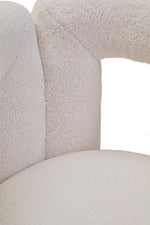 Davina Ivory Boucle Statement Chair
