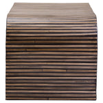 Bambusa Bamboo Inlay Curved Coffee Table