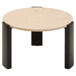 Palermo Round Cream Marble Top Small Coffee Table