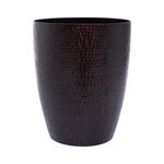 Allegra Dark Bronze Finish Waste Bin