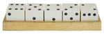Churchill Games Gold Dice Set with 5 White Dice