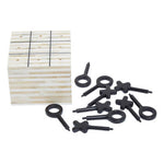 Churchill Games Cream and Black Bone Noughts & Crosses