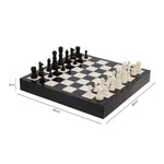 Churchill Games Black and White Chess Set