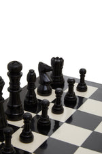 Churchill Games Black and White Chess Set