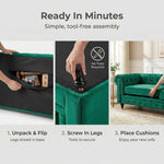 Chesterfield Velvet Sofa Suite, Emerald Green, 3 Piece Set with Armchair, 2 Seater and 3 Seater, Button Back