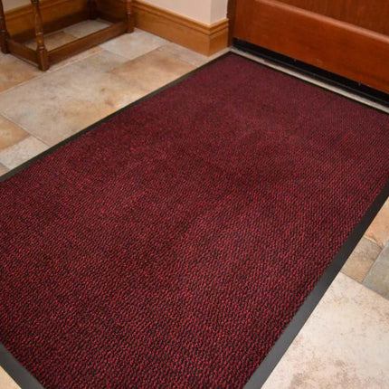 Red DSM Non Slip Barrier Doormat - Assorted Sizes-5056150230380-Bargainia.com