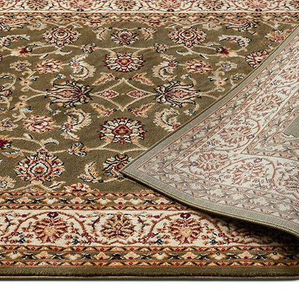 Green Traditional Floral Rug - Virginia