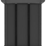 6 - Cube Display Shelf Grey 103x30x72.5 cm Fabric - Bargainia.com - 