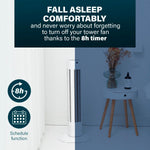 Princess 358225 Smart Compact Quiet Tower Fan 80cm