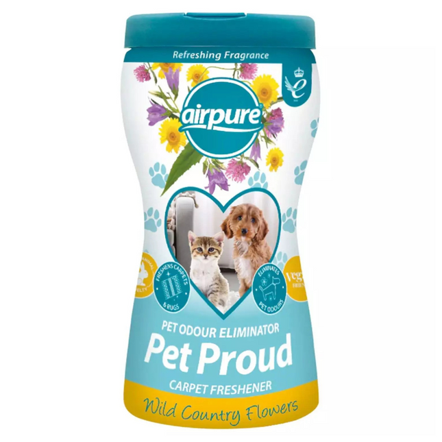 Airpure Pet Proud Carpet Freshener Flowers 500G