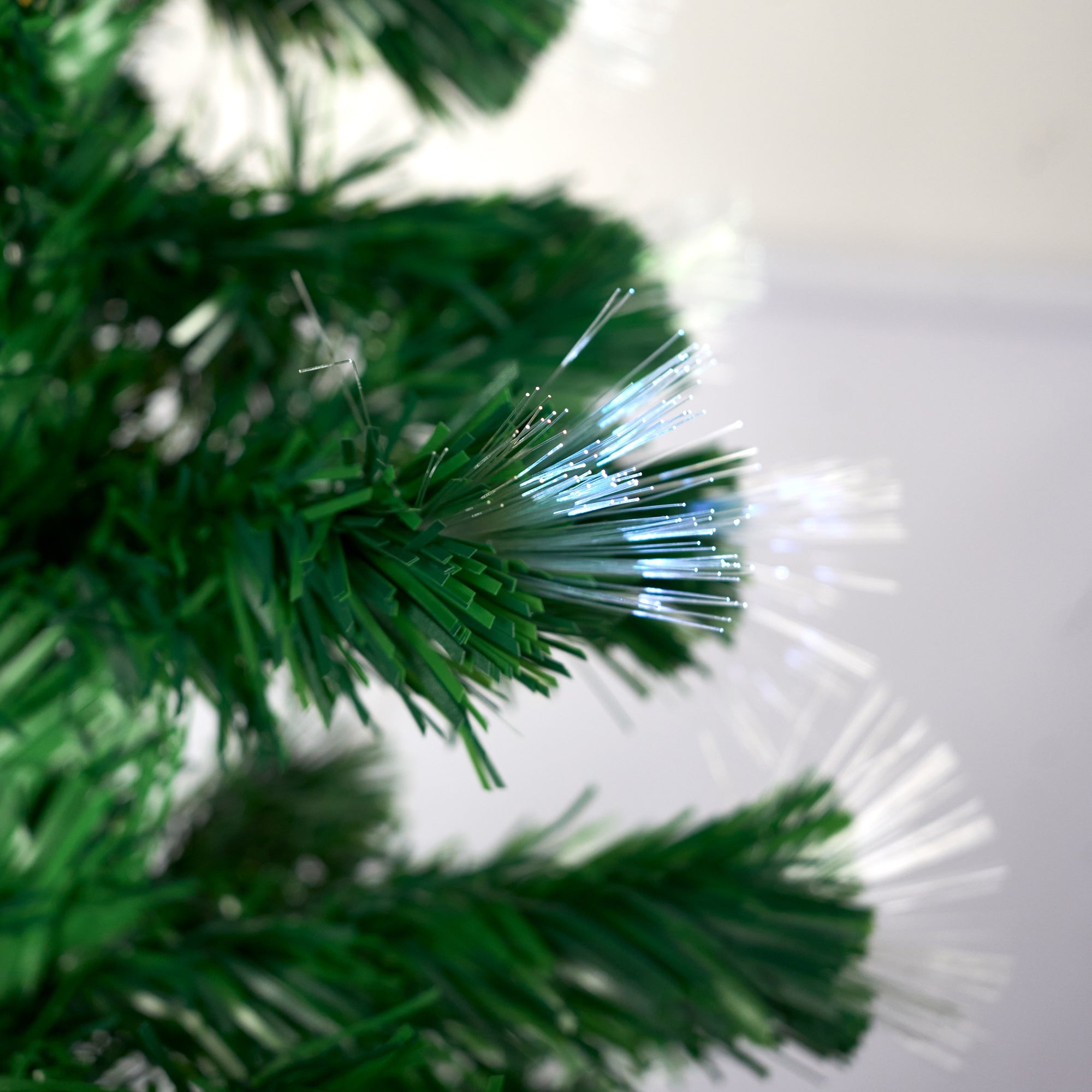 6FT Artificial Christmas Tree With Fibre Optics - Bargainia.com - 5056150211839 - 92277