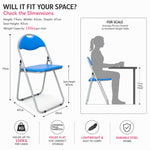 Bravich Candy Folding Chair - Blue